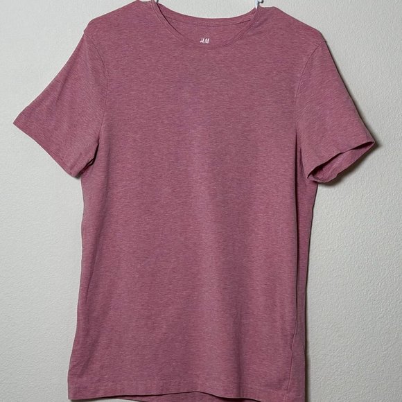 H&M Men's Pink T-shirt - Picture 1 of 1